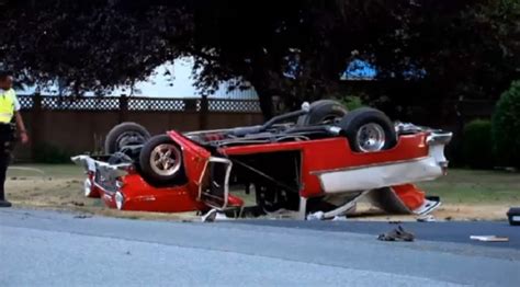 Classic car crash sends two people to hospital | CTV Vancouver News