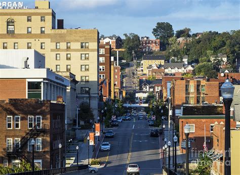 Downtown Morgantown West Virginia Photograph By Kenneth Lempert