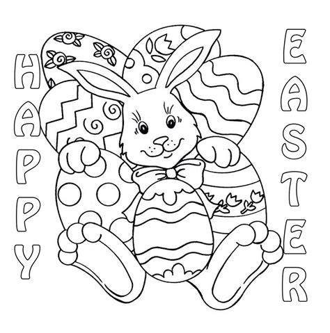 Easter Coloring Pages - Kidsuki