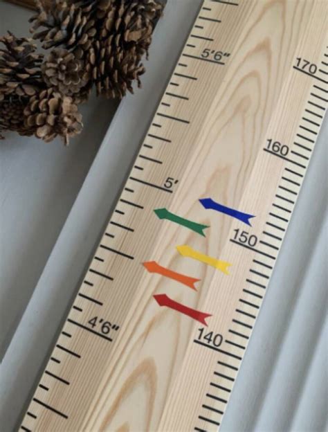 Original Ruler Height Chart By The Real Ruler Height Chart Company