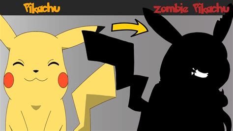 Drawing Super Mario And Pikachu As Zombies Drawing