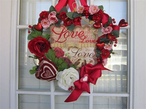 Valentines Wreath Classic Love Valentine Wreath Wreaths Valentine