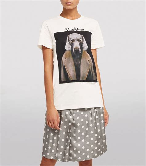 Max Mara Dog Print T Shirt Harrods Bh