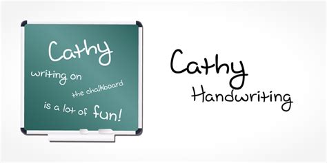 Cathy Handwriting Download Font