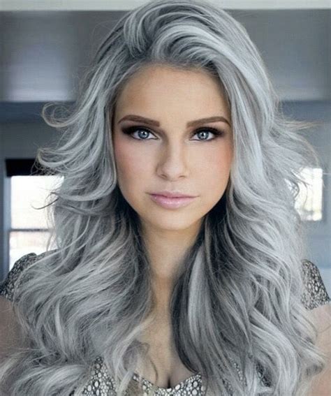 pin by ɑղղ on fifty shades of gray long silver hair grey hair inspiration gorgeous gray hair