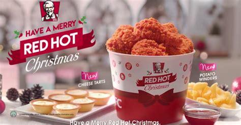 Kfc S Red Hot Chicken With Flaming Hot Sauce Returns Introduces New Cheese Tarts And Potato