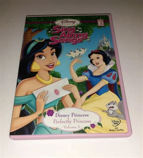 Disney Princess Sing Along Songs Vol 3 Perfectly Princess Dvd 599