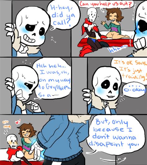 Rule 34 Animated Skeleton Blush Bone Comic Dialogue