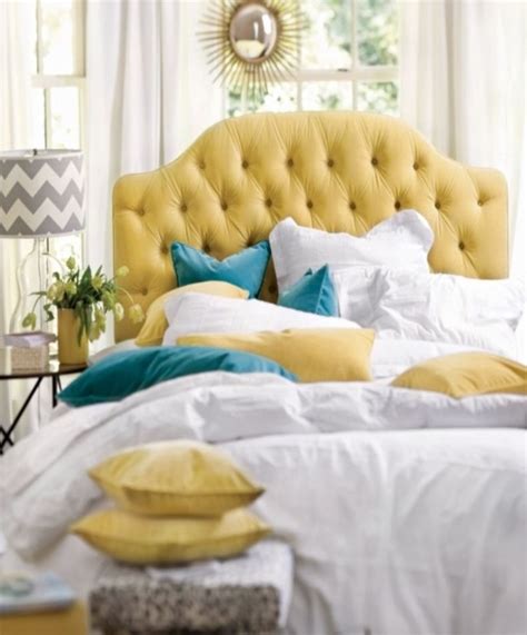 bright tufted headboard repin  anitra