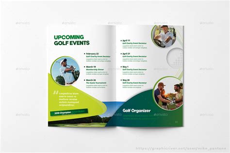 Golf 2020 Information Booklet Brochure By Mikepantone Graphicriver