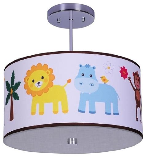 Looking for the ideal hanging lamp or ceiling lamp to make the kids room more pleasant? Jungle Animals ceiling light - Kids Ceiling Lights ...