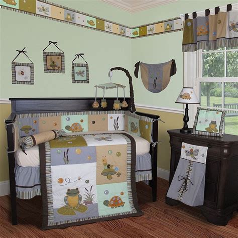 Cheapest price soho tall tales dancing frog baby crib nursery bedding set 13 pcs included diaper bag with changing pad & bottle case good. 20+ Frog themed Baby Room - Best Paint for Furniture Check ...