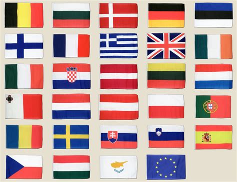 Auf dieser seite sehen sie die übersicht der nationalflaggen der europäischen länder alphabetisch sortiert sowie die eu flagge / europa flagge. Kit de 28 + 1 petits drapeaux européens - 30 x 45 cm