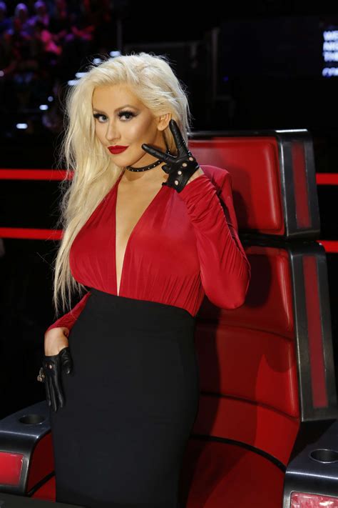 Christina Aguilera The Voice Live Show 1 And 2 Promo Stills Xtina Web