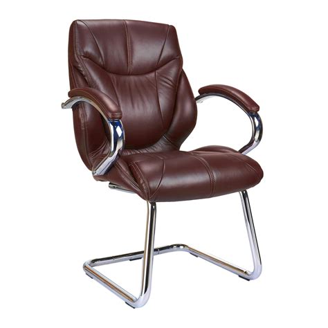Geneva Leather Visitor Chair From Our Meeting Room Boardroom Chairs