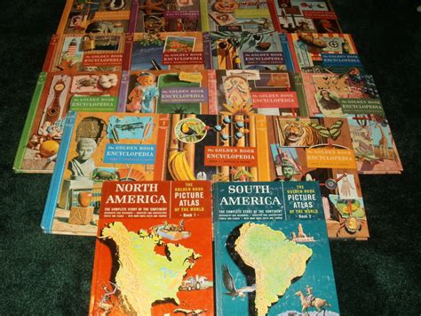 Vintage 1960 Golden Book Encyclopedia Set Missing Number 8