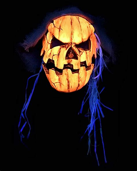 12 Masks Of Halloween 9 Glowing Pumpkin