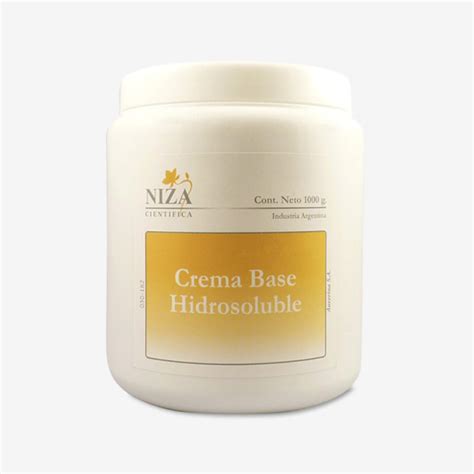 Crema Base Hidrosoluble Niza X1kg