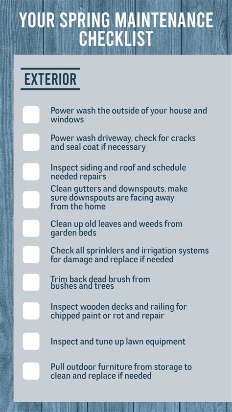 Your Spring Home Maintenance List — Odell Construction Inc