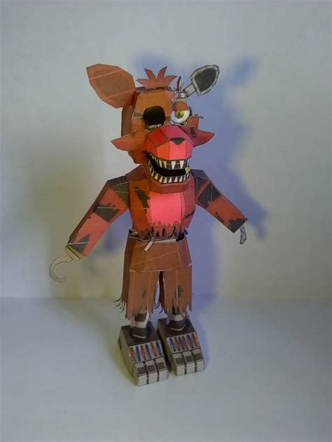 Withered Foxy Papercraft Fnaf By Underbonnie On Deviantart