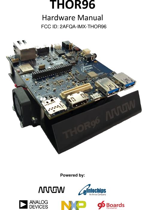 Arrow Electronics Imx Thor96 Imx8mhmiplatform User Manual Design