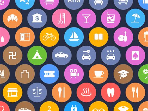 Apple Maps Icons Revisited By Rusty Mitchell On Dribbble