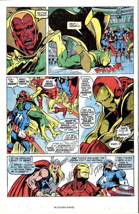 marvel avengers comic strip