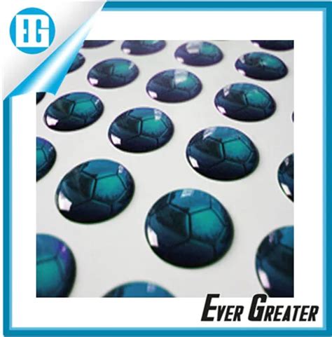 Custom Make Epoxy Resin Sticker 3d Gel Domed Decals Dome Stickers