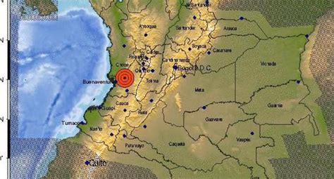 Temblor En Colombia Hoy Sismo De Magnitud 5 5 Sacude En Varias Zonas De Colombia El Jueves 12