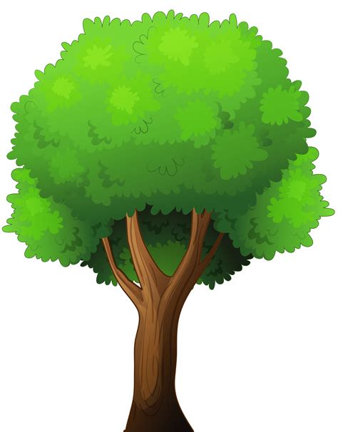 Cartoon Tree With Roots Transparent Background Tree Root Tree