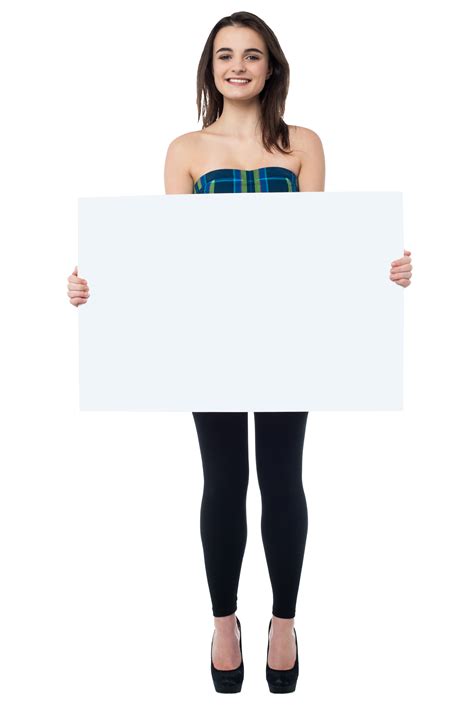 Girl Holding Banner Png Image Purepng Free Transparent Cc0 Png