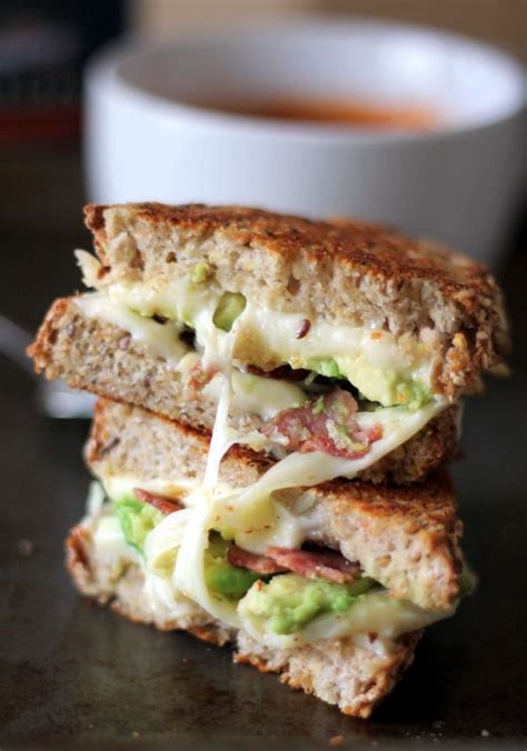 Turkey Bacon Avocado Mozzarella Grilled Cheese Artisan Tomato