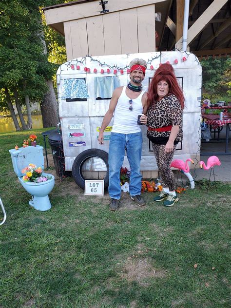 Trailerparktragedy231 Trailer Park Murder Mystery Party Flickr White Trash Wedding White