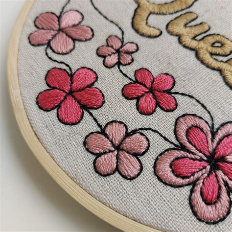 Pdf Digital Download Only Embroidery Pattern And Tutorial Etsy Uk