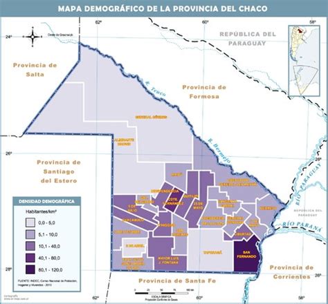 Maybe you would like to learn more about one of these? Mapa demográfico de la Provincia del Chaco | Gifex