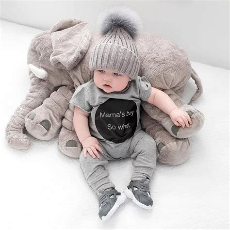 Summer 2018 Mamas Boy Import Baby Clothes Cute Baby Black