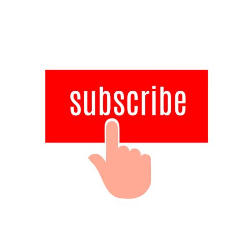 Free Images Subscribe Button Sign Icon Hand Subscription Red