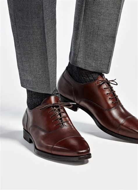 Brown Oxford Calf Leather Suitsupply