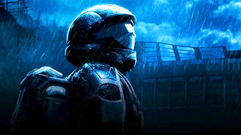 Thunder And Rain With Halo 3 Odst Piano 8 Hours Sleep And