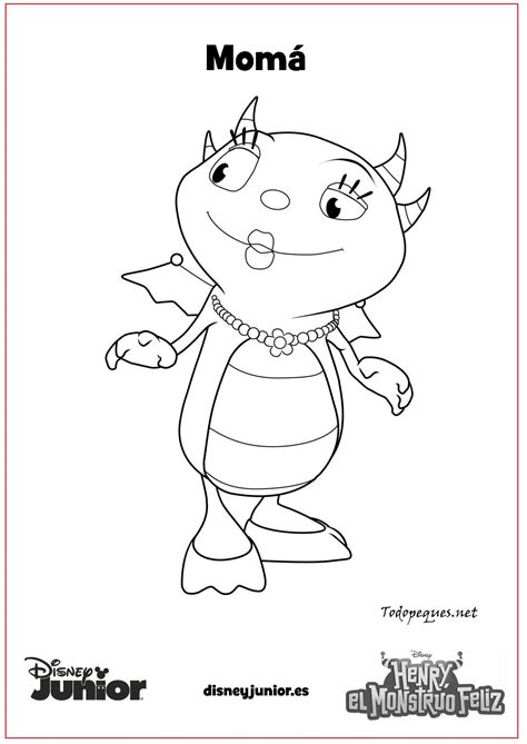 Henry Hugglemonster Coloring Pages Coloring Home