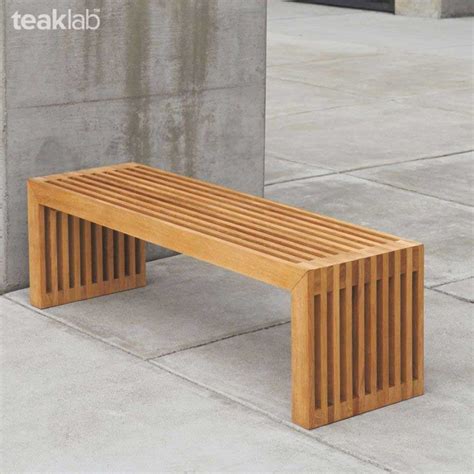 Buy Teak Wood Outdoor Backless Bench 5 Ft Online Teaklab