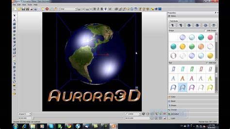 3d  Animation With Aurora 3d Text And Logo Maker Youtube