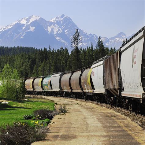 Long Freight Train Editorial Photography Image Of Goods 43469317