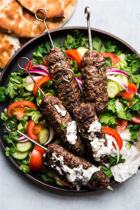 The Modern Proper Beef Kofta Kebabs With Tzatziki