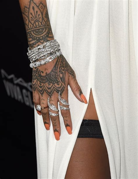 Rihanna Celebrity Tattoo Pictures Popsugar Celebrity Uk Photo 37
