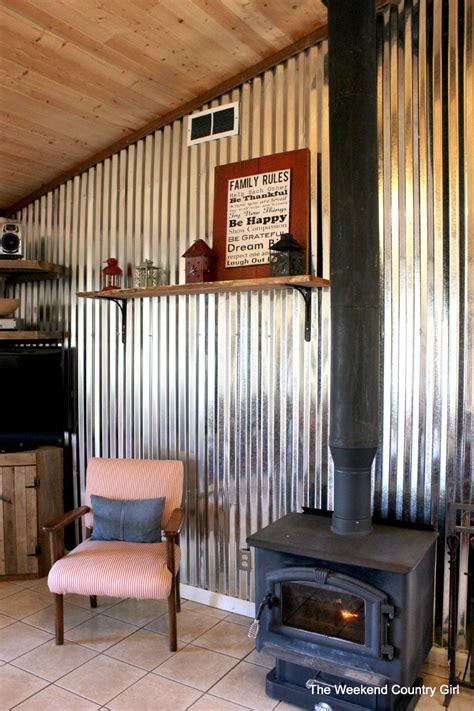 See more ideas about corrugated metal, corrugated, rustic house. How To Creatively Use Corrugated Metal Panels In Home ...