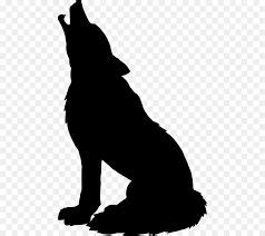 Free Howling Coyote Silhouette, Download #1555301 - PNG Images - PNGio