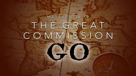 The Great Commission, Pt. 1 – GO – Gener8ions Church