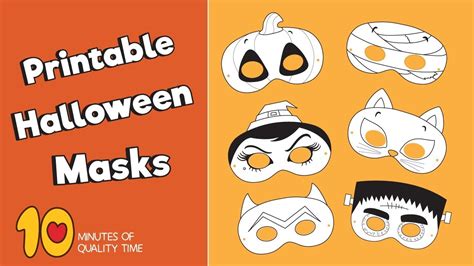 Printable Halloween Masks Templates