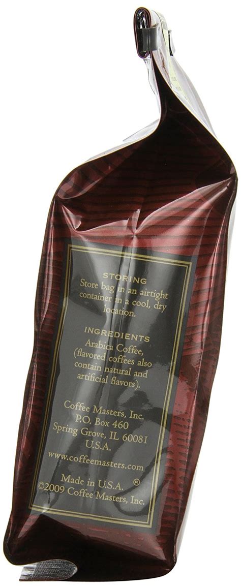 Coffee Masters Flavored Coffee Jamaican Me Crazy Ground 12 Ounce
